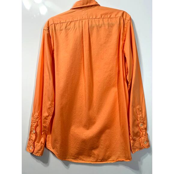 Ralph Lauren Polo Button Down Shirt Orange Halloween Casual Preppy Men's Large - Picture 3 of 7